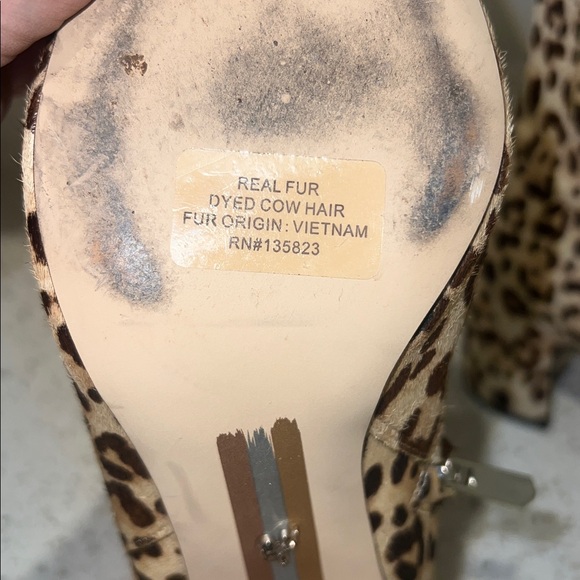 Sam Edelman cowhide leopard print boots - Picture 5 of 5